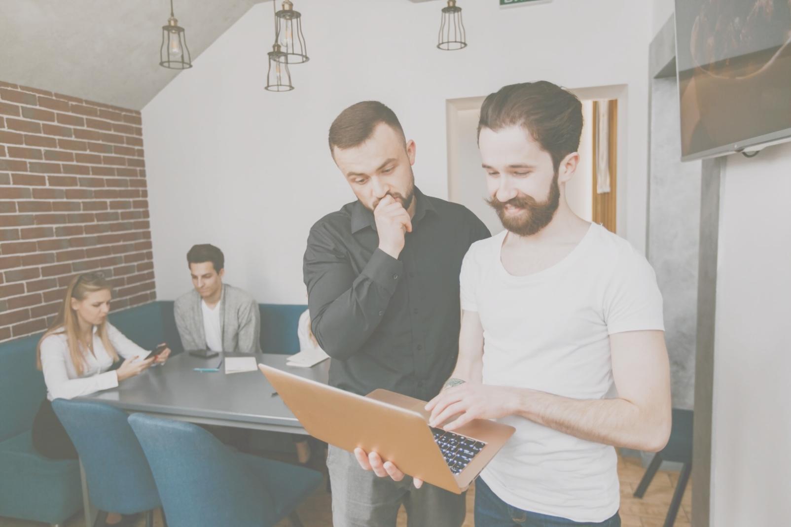 Professional meeting discussing financial transparency and clear communication